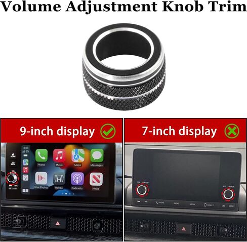 Air Conditioning Vent Knob Cover for Honda Civic Accessories 2022-2024 2025, for CRV 2023 2024 2025 Start Stop Push Button Ring, Vent Lever Trim, AC Switch/Volume Knob Cover (9pcs, Red) in Saudi Arabia