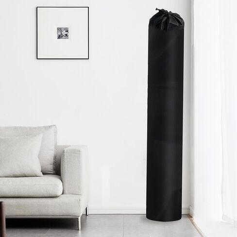 Klmnop Jumbo Rug Storage Bag, 27''×141'' Carpet Bag Protection for Rolled Rug, Rug Bags for Moving Transport(Black) in Saudi Arabia