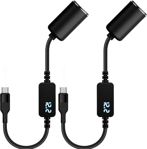 USB C Male to 12V Cigarette Lighter Socket Adapter 12V 18W Power Cable for Dash Cam, Car Led Light Strips, GPS (1 Pack) in Saudi Arabia