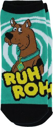 HIM Womens Scooby Doo Socks - 5 Pack Low Cut Scooby Socks - Scooby -doo و Mystery Machine - حجم الحذاء 4-10 in Kuwait