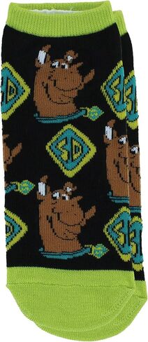 HIM Womens Scooby Doo Socks - 5 Pack Low Cut Scooby Socks - Scooby -doo و Mystery Machine - حجم الحذاء 4-10 in Kuwait