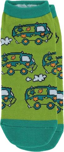 HIM Womens Scooby Doo Socks - 5 Pack Low Cut Scooby Socks - Scooby -doo و Mystery Machine - حجم الحذاء 4-10 in Kuwait