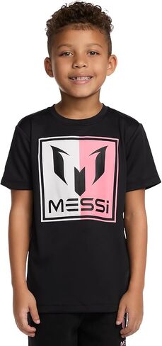 Boys' Lifestyle Short Sleeve Top, Standard Shirt with Logo, Comfortable Fit in Saudi Arabia