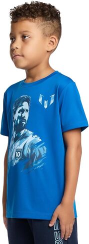 Boys' Lifestyle Short Sleeve Top, Standard Shirt with Logo, Comfortable Fit in Saudi Arabia