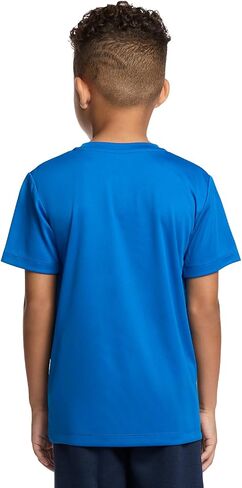 Boys' Lifestyle Short Sleeve Top, Standard Shirt with Logo, Comfortable Fit in Saudi Arabia