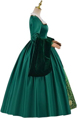 Anne Boleyn Dress Tudor Queen Cosplay Costume Renaissance Dress Elizabethan Ball Gown in Saudi Arabia