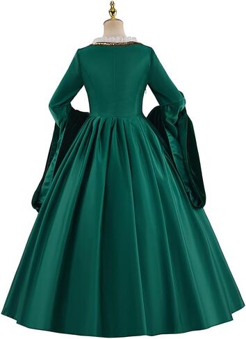 Anne Boleyn Dress Tudor Queen Cosplay Costume Renaissance Dress Elizabethan Ball Gown in Saudi Arabia