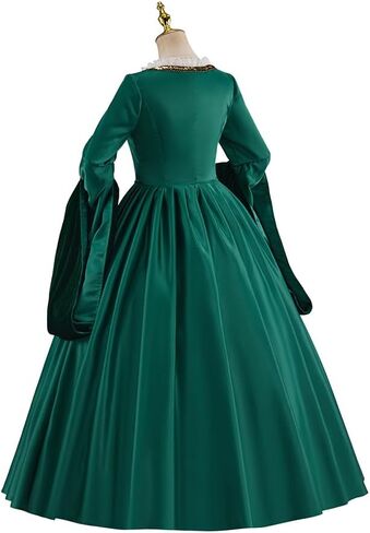Anne Boleyn Dress Tudor Queen Cosplay Costume Renaissance Dress Elizabethan Ball Gown in Saudi Arabia