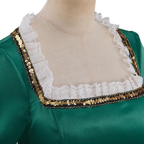 Anne Boleyn Dress Tudor Queen Cosplay Costume Renaissance Dress Elizabethan Ball Gown in Saudi Arabia
