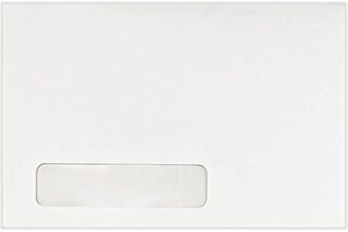LUXPaper 6 x 9 Booklet Window Envelopes | Bright White | 24lb. Text | 250 Qty in Saudi Arabia