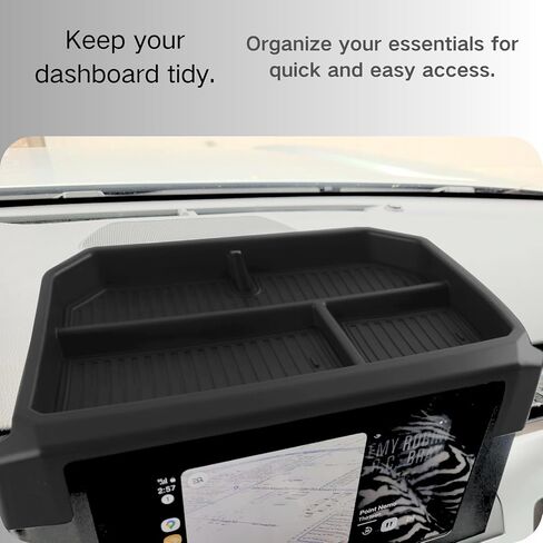 2PCS Centre Console Organizer Tray for Toyota 2024 2025 Tacoma(4th Gen) Accessories Armrest Storage Box and Hidden Storage Box Secret Compartment in Kuwait