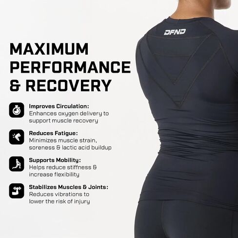 Women's Active Hybrid Ax/Rx Short Sleeve Compression Shirt – 360° Compression for Recovery & Performance – Made in USA in Saudi Arabia