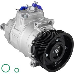 Air Conditioner AC Compressor with Clutch for 2.5l Volkswagen Jetta 2005-2014, for Passat 2.5 12-15, for Beetle 2.0l 2.5l 06-17, for Rabbit 06-09, for Golf 10-14, for Audi TT RS Quattro 12-13