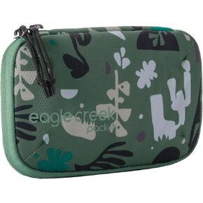 Eagle Creek Pack-It It Detse Mini Electronics Travel Organizer يضم جيوبًا داخلية مبطنًا آمنة للملحقات التقنية والأسلاك مع السوستة ذاتية الإبداع ، Duck Green