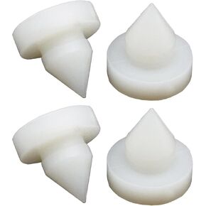 4 PCS أبيض القابض مقابض توقف دواسة وسادة القابض مقابض 46505-SA5-000 46505SA5000 لدواسات وسادة فرامل حدود فرامل مكابح أكورا وملحقات الدواسة