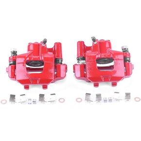 Power Stop Rear S2610 Pair of High-Temp Red Powder Coated Calipers For Lexus ES300 2000-2001, Toyota Camry 2000-2001 [Model Specific]