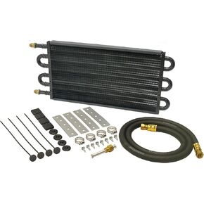 Derale 13303 Series 7000 Tube and Fin, Black