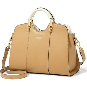 Satchel Bag for Women Fanshion Leather Ladies Top Handle Tote Shoulder Bag Purses and Handbags in Kuwait