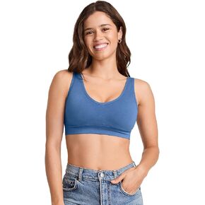 Jockey Women's Bra Seamfree Cotton Blend Light Support Bralette