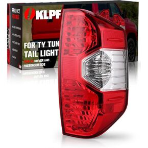 مصابيح ذيل الفرامل الخلفية OKLPF متوافقة مع 2014 2015 2016 2017 2018 2019 2020 2021 Toyota Tundra استبدال 81550-0C100 ، مجموعة المصابيح الخفيفة الحمراء البديلة ، شملت المصابيح ، جانب الركاب الأيمن