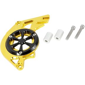 Gold Tone Motorbike CNC Aluminum Front Chain Guard Sprocket Engine Cover Replacement for Honda MSX125 2013-2017 Replacement