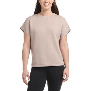 Danskin Women's Short Sleeve Crew Neck Luxe T-Shirt