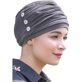 Bamboo Viscose Mother of Pearl Headwear Free Size Cancer Chemo Beanies Bandana Headwrap Cap