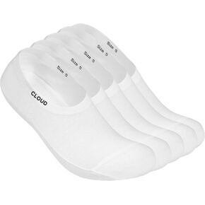 Cloud Ankle Socks for Women & Men - Thin Comfortable Non Slip Invisible Low Cut Cotton No Show Socks for Casual & Formal Wear