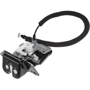 X AutoHaux Leach Loftgate Door Lock Actuator مع كابل ل Dodge Grand Caravan 2008-2017 لـ Dodge Journey 2009-2018 لـ Jeep Grand Cherokee 08-13 مجموعة المزلاج الخلفي رقم 4589243AB أسود