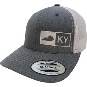 Trucker Hat - Kentucky (Heather Gray/White) Snapback