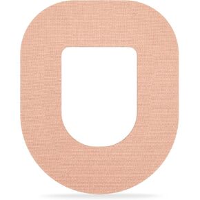 Omnipod 5 Adhesive Patches, 30 Pack Waterproof & Breathable Patches for Omnipod Premium Overpatch Dash Pods Pre-Cut Overlay (Beige)