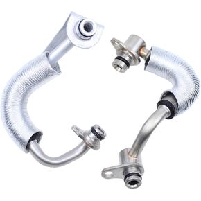2Pcs Turbocharger Coolant Hose for BMW X3 X4 X5 X1 Z4 320i 228i 328i 428i 528i GT xDrive Gran Coupe