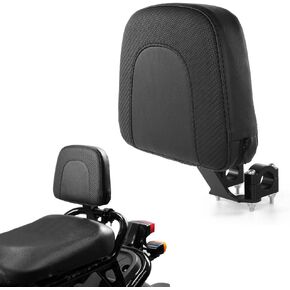 Xitomer Fit for Ruckus NPS50 Backrest Fit for Ruckus/Zoomer NPS50 2003-2024 Motorcycle Rear Backrest, Passenger or Front Rider Back Rest