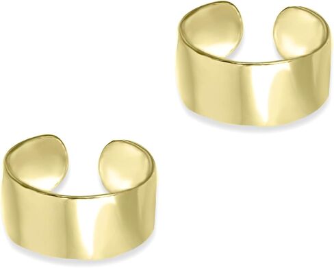Sterling Silver Polished Small Non Piercing Helix Cartilage Clip On Ear Cuff for Men Women in Saudi Arabia