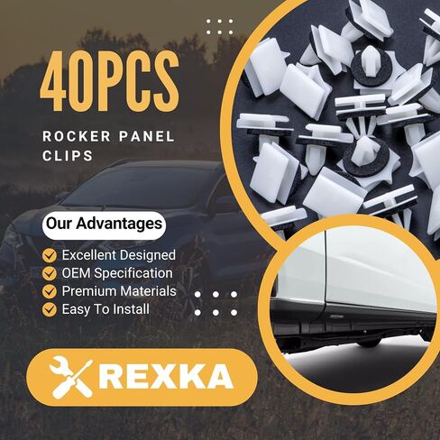 REXKA 40PCS لوحة الروك مقاطع صب لـ GM 11518357 شيفروليه أفالانش Impala Lumina Monte Carlo Suburban Cadillac Escalade in Kuwait