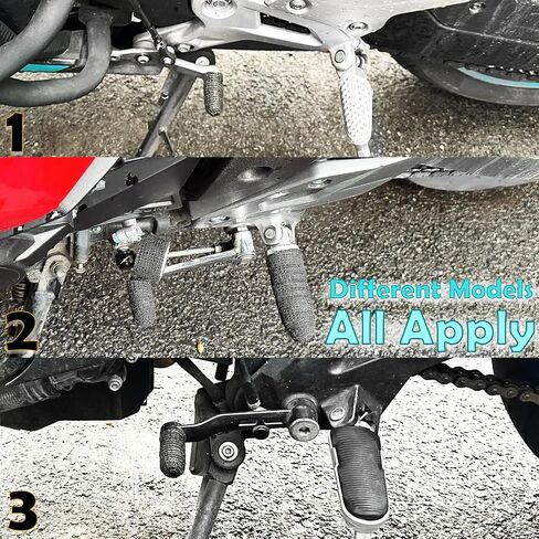 12PCS Motorcycle Gear Shift Covers, Self-Adhesive Motorbike Shift Guard Footrest Non-Slip Motorcycle Foot Peg Pedal Cover, Boot Shoe Protector for Motorcycle Gear Shifter Shift Lever Footrest, Black in Saudi Arabia