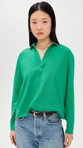 Frank & Eileen Women's Patrick Popover Henley in Saudi Arabia