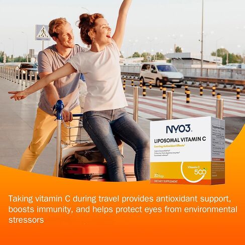 فيتامين C 500mg حزم 30 ملغ ، و Liposovit-C عالي امتصاص حمض الأسكوربيك الدهون القابل للذوبان في VIT C- يدعم الجهاز المناعي وداعم الكولاجين- صحة الجلد المضادة للأكسدة القوية in Kuwait