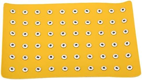 1PC 12mm Snap Jewelry Display Stand Pu Leather Snap Chunk Hold up to 60 Charms Jewelry Trays Jewelry Boxes & Organizers (Rose red) in Saudi Arabia