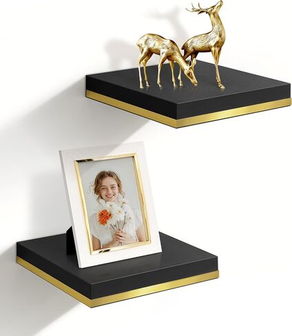Floating Shelves Set of 2, Modern White Floating Shelves for Wall 24 Inches Long Wall Hanging Shelf with Invisible Brackets for Room Wall in Saudi Arabia