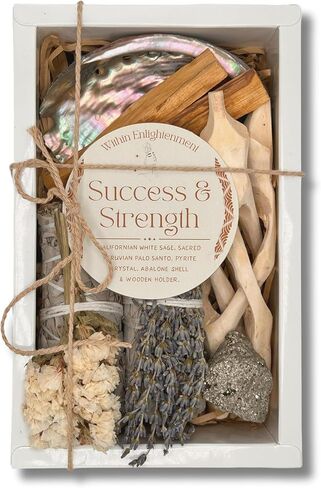 حزمة Sage Smudge - مجموعة Sage Smudge Kit - مجموعة Palo Santo & Sage Sticks - حزمة White Sage - ملحقات التأمل والهدايا الروحية (تطهير الطاقة) in Saudi Arabia
