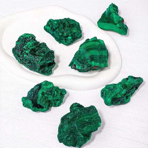 Apengshi Natural Plastal Crystal Stone 0.11-0.22lb Raw chate الملاوي الملاوي غير منتظم عينة من الملازم المعدني الخشن عينة من الشكل الأصلي شفاء الكريستال Gem الإجهاد مع مربع الهدايا in Kuwait