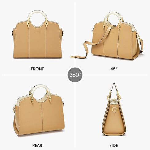 Satchel Bag for Women Fanshion Leather Ladies Top Handle Tote Shoulder Bag Purses and Handbags in Kuwait