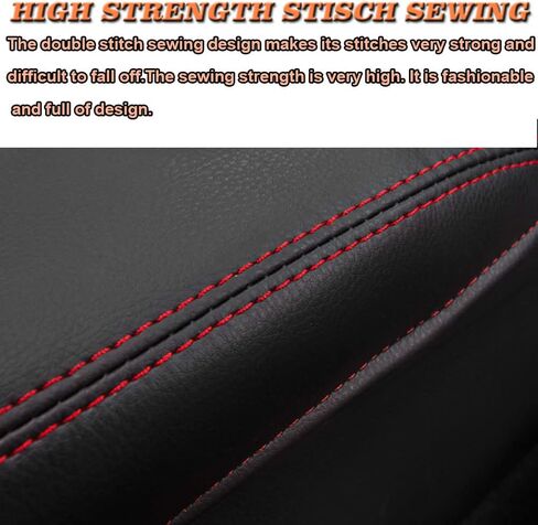 BOYOUS Car Armrest Cover Waterproof Center Console Pad Covers Scratch Resistance Leather Protector Interior Decoration Accessories Fit for Cadillac XT5 2016-2025 XT6 2020-2025（Beige Stitches） in Saudi Arabia