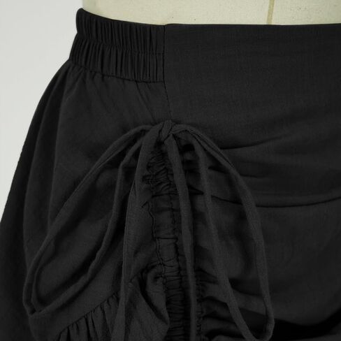 Women's Medieval Gothic Steampunk Victorian Asymmetrical High Low Skirt Pirate Skirt in Saudi Arabia