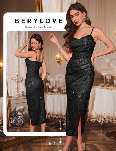 Berylove الترتر الرسمي الزفاف ضيف كوكتيل السباغيتي حزام حفلة موسيقية in Kuwait