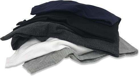 Sexy Basics Womens Cotton Stretch Scoop Neck Short Sleeve Extra Long T Shirt - Multi Packs in Saudi Arabia