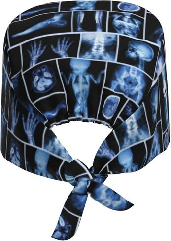 WILL BUDXEG Working Cap with Sweatband for Women Men, Adjustable Cleaning Working Hats, Nurse Surgical Caps(Tie Back) in Kuwait