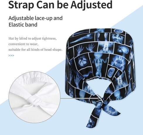 WILL BUDXEG Working Cap with Sweatband for Women Men, Adjustable Cleaning Working Hats, Nurse Surgical Caps(Tie Back) in Kuwait