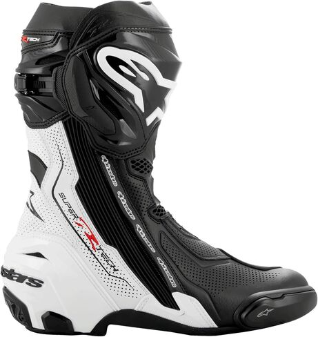 Alpinestars Supertech R v2 Vented Boots (47) (Black/Red/Fluorescent Yellow/White/Grey) in Saudi Arabia